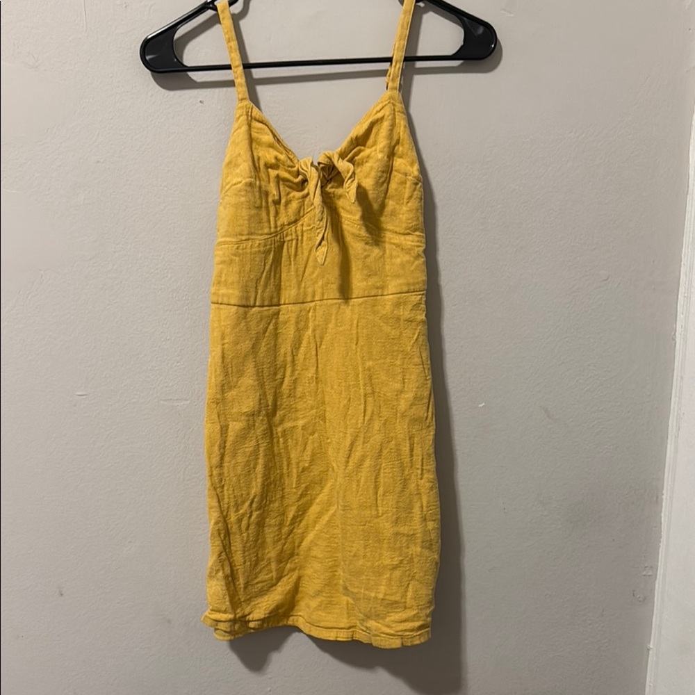 Hollister Yellow Mini Dress